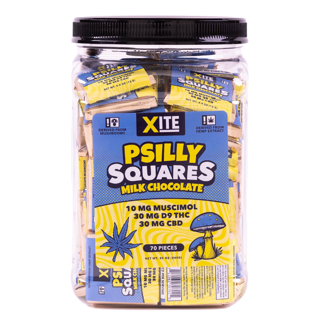 XITE - PSILLY SQUARE MUSHROOM MILK MINI