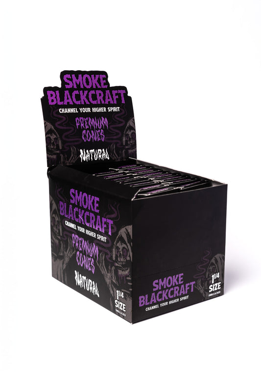 SMOKE BLACK-CRAFT 1 1/4" PREMIUM NATURAL CONES