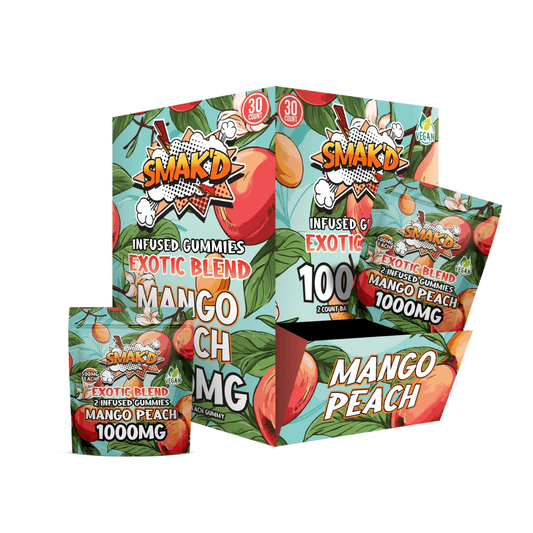 Smak'd Exotic Blend Delta 8 THC Infused Gummies 30CT  | 1000 MG PER PACK