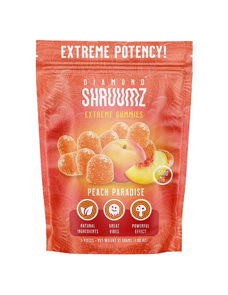 DIAMOND SHRUUMZ - EXTREME POTENCY MUSHROOM GUMMIES 5000MG - 10CT DISPLAY