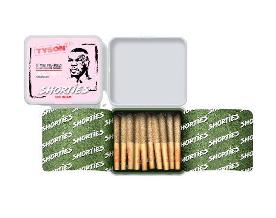 Mike Tyson 2.0 - THC-P 10pk Shorties Pre-Rolls