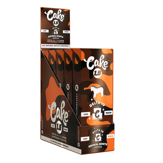 Cake - Delta 10 1.5g Live Resin Disposable - 5ct Display