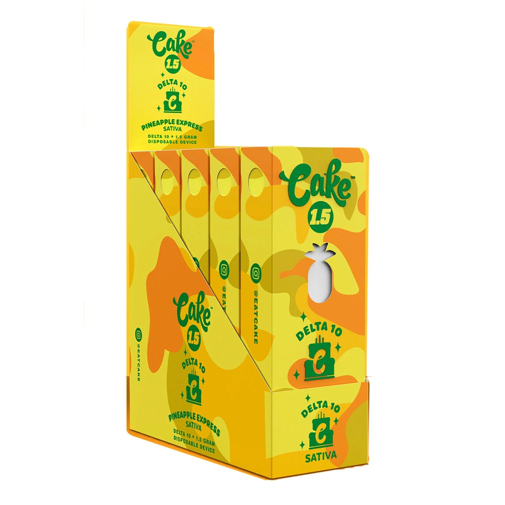 Cake - Delta 10 1.5g Disposable - 5ct Display