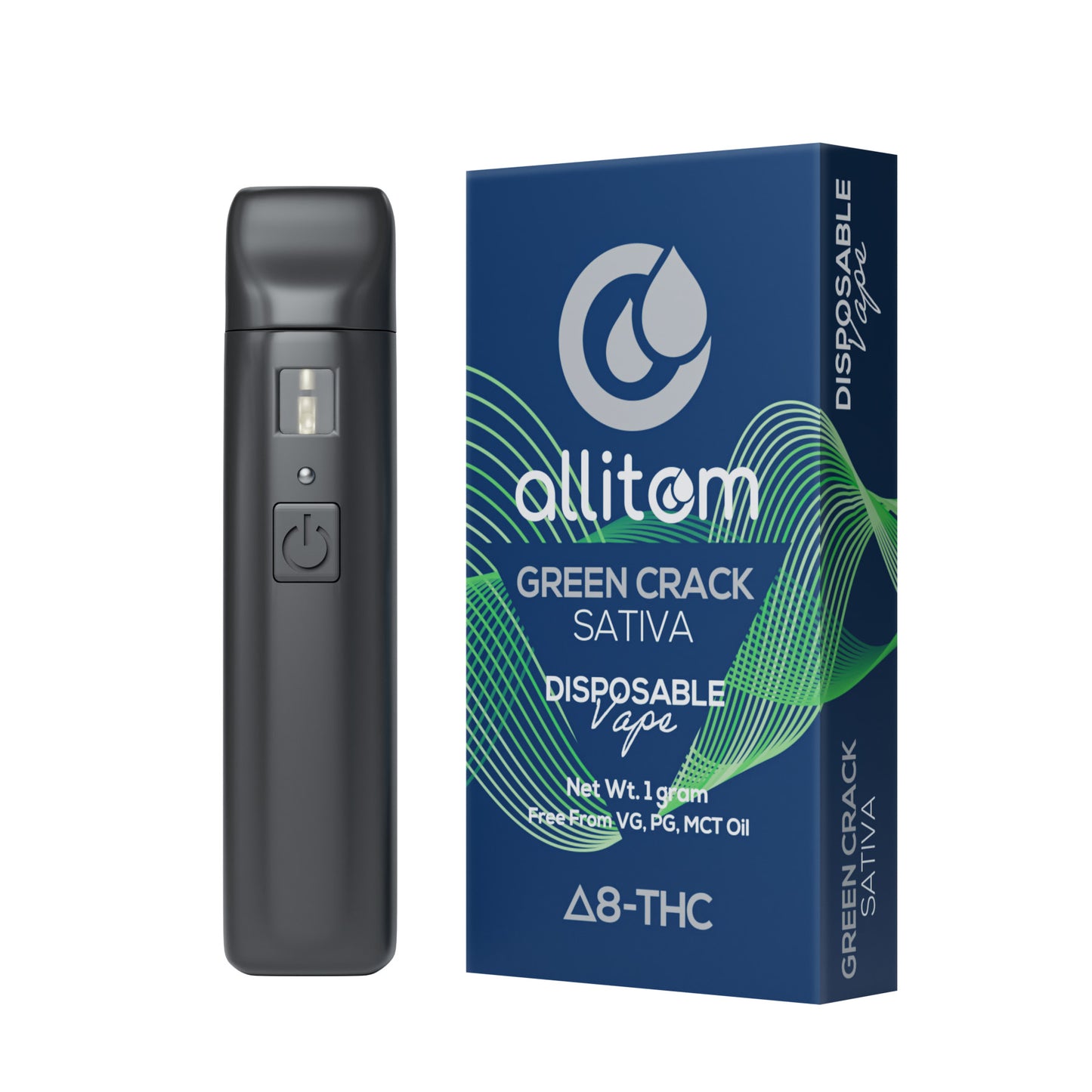 Allitom - Delta 8 1g Disposable - 5ct Display