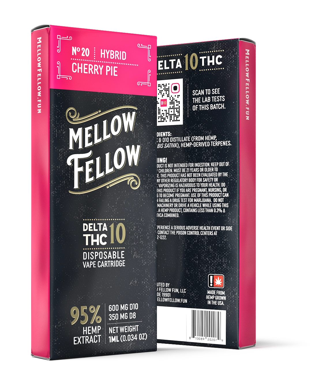 MELLOW FELLOW DELTA 10 DISPOSABLE DEVICE 950MG - DISPLAY OF 6CT