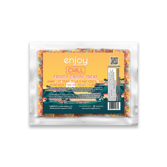 Enjoy - Delta 9 Live Rosin 80mg Crispy Treats
