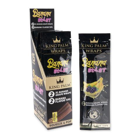 King Palm - Leaf Blunt Wraps -15CT Display