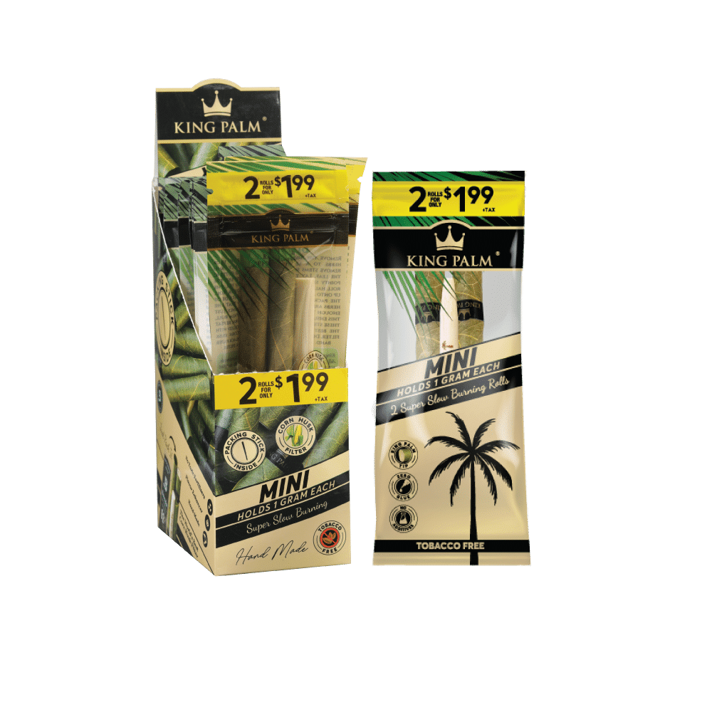 King Palm - 2 Mini Rolls -20CT Display