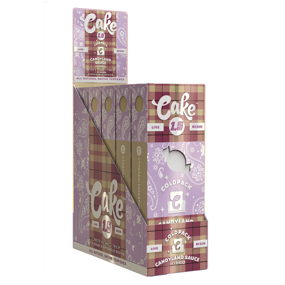 Cake - Cold Pack Blend 1.5g Live Resin Disposable - 5ct Display