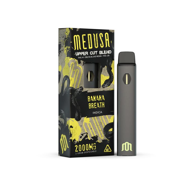 MEDUSA - UPPER CUT BLEND 2000MG (THC-H/D8 LIVE RESIN/THC-JD) DISPOSABLES - 5CT