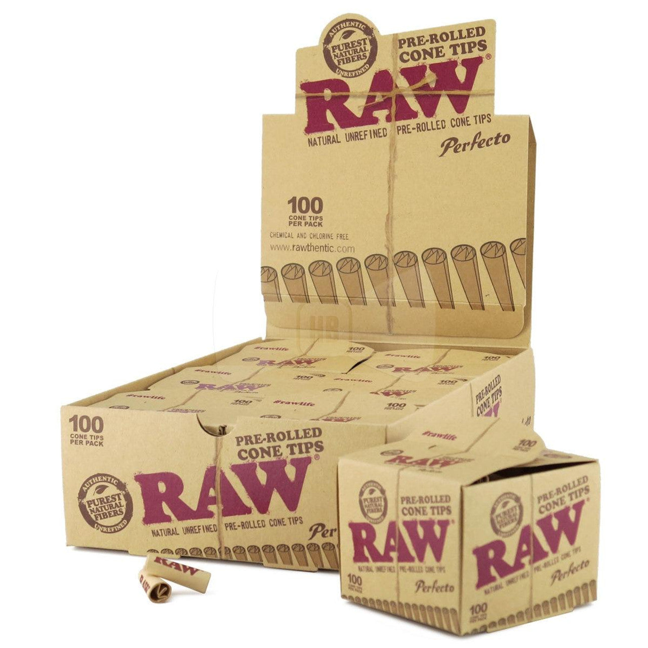 Raw - Pre Rolled Tips Perfecto -6CT Display – Bloomz Distrubiton