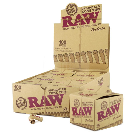 Raw - Pre Rolled Tips Perfecto -6CT Display