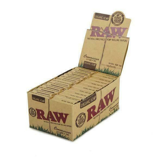 Raw - 1 ¼ Organic Connoisseur Paper -24CT Display