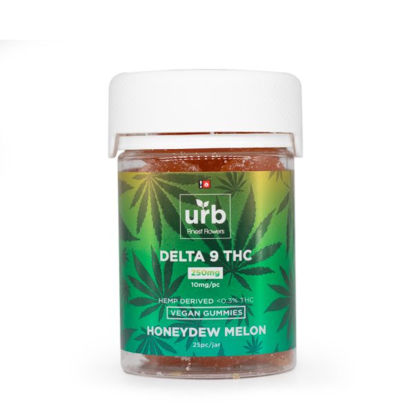URB DELTA 9 THC GUMMIES (250MG) - 25CT