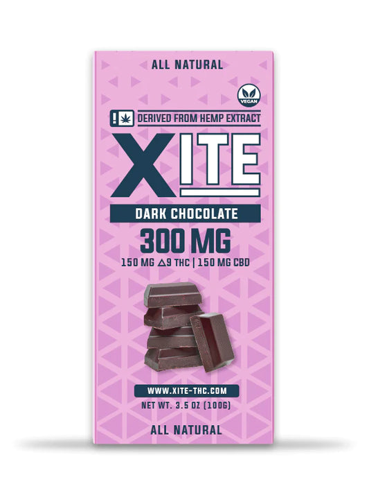 XITE - Delta 9 Chocolate Bars - 8CT Display