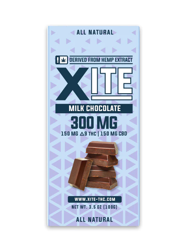 XITE - Delta 9 Chocolate Bars - 8CT Display