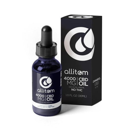 Allitom - Pure CBD Oil (THC-Free) - 30mL | 4000mg