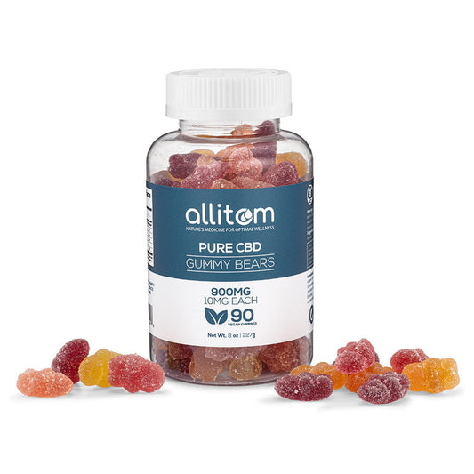 Allitom - Pure CBD Vegan Gummy Bears - 900mg