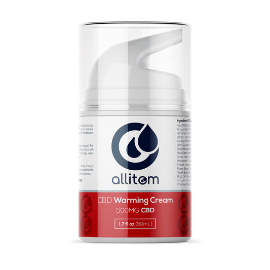 Allitom - Warming Cream - 500mg THC Free