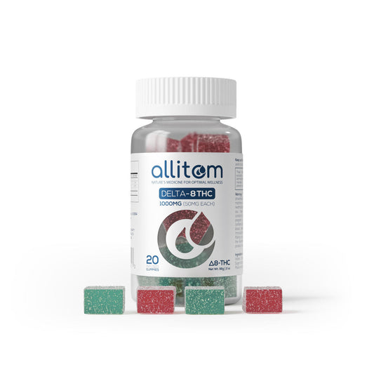 Allitom -  Delta-8 THC 1000mg Vegan Gummies