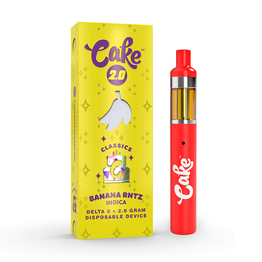 Cake - Delta 8 Disposable (2g) - 5 Pack