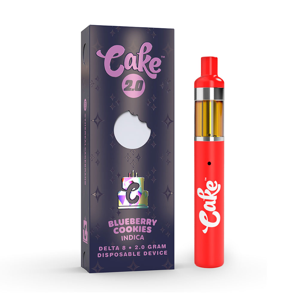 Cake - Delta 8 Disposable (2g) - 5 Pack