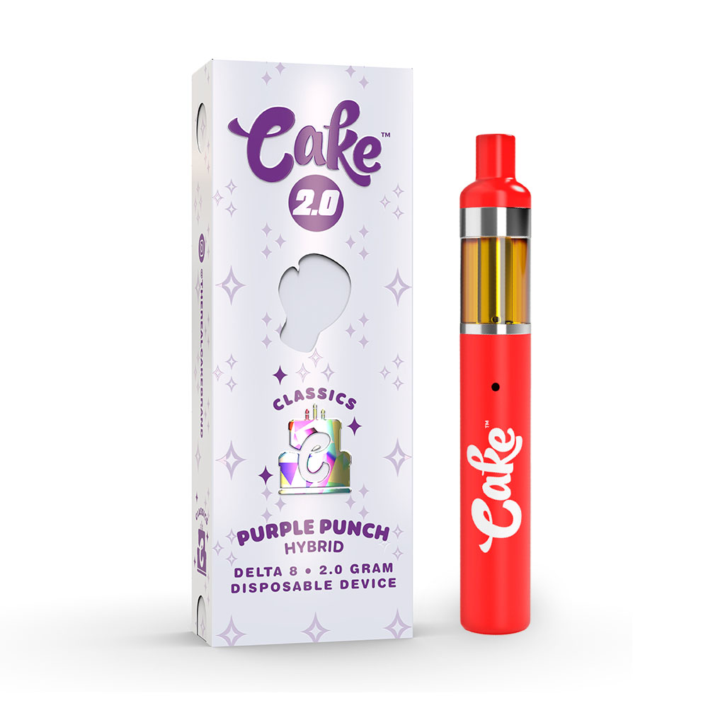 Cake - Delta 8 Disposable (2g) - 5 Pack