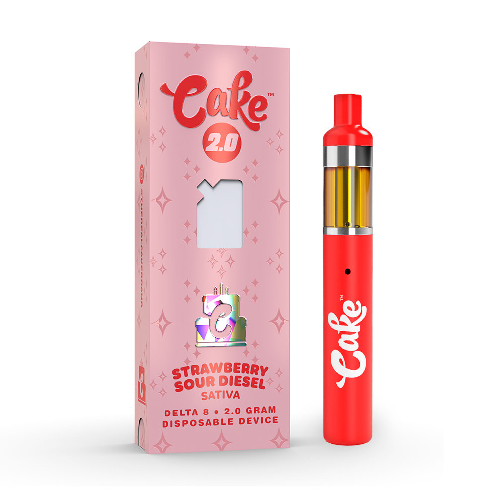 Cake - Delta 8 Disposable (2g) - 5 Pack