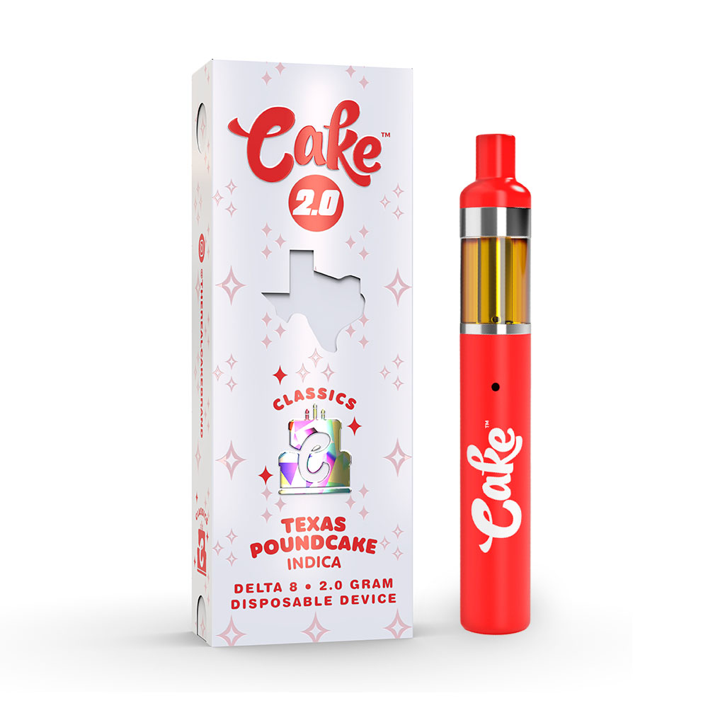 Cake - Delta 8 Disposable (2g) - 5 Pack