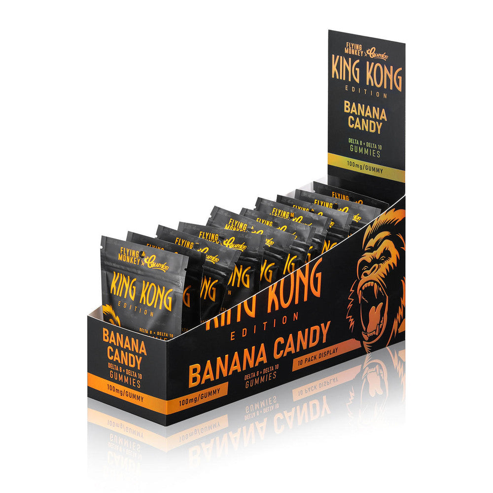 FLYING MONKEY x CRUMBS - KING KONG EDITION GUMMIES 100MG - 10CT DISPLAY