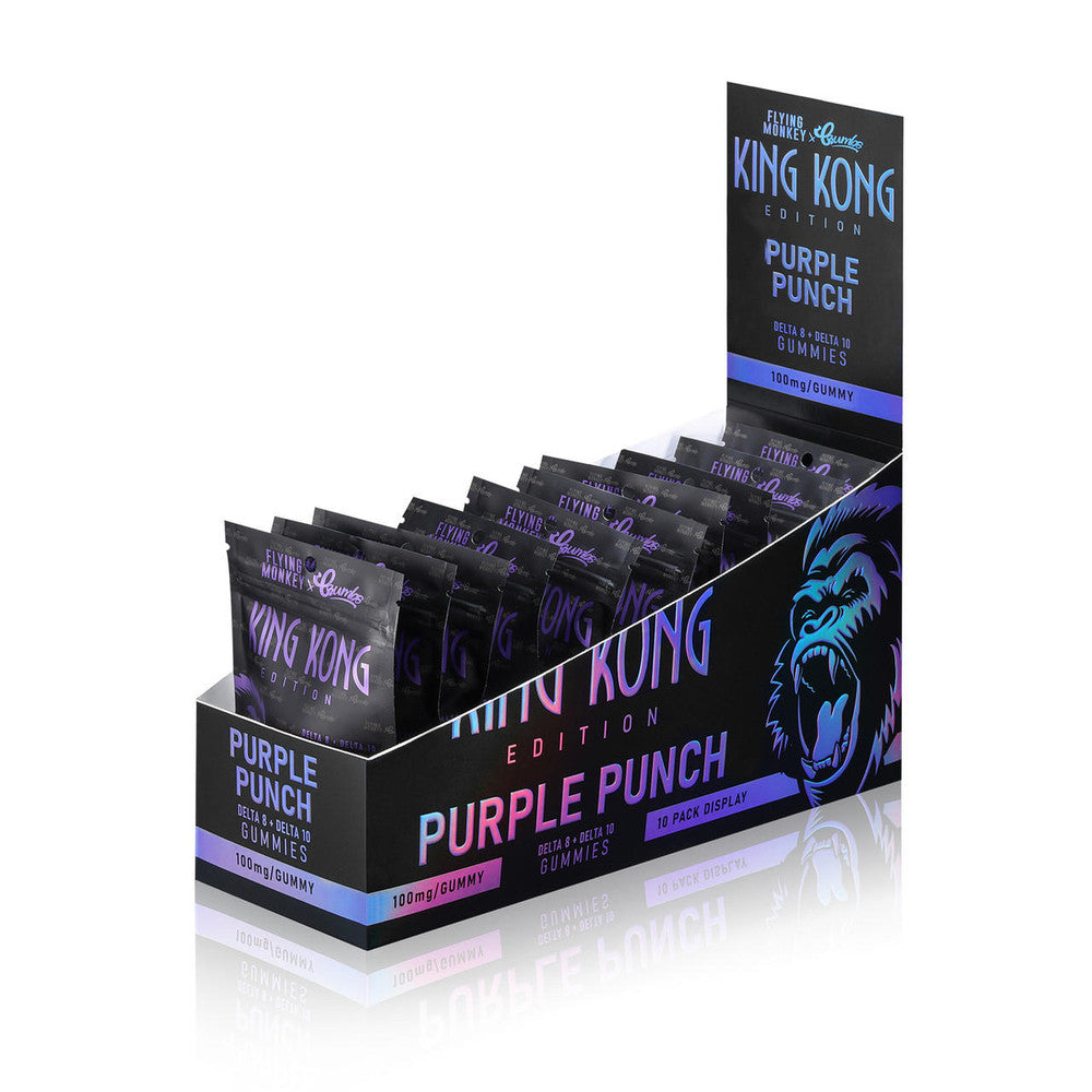 FLYING MONKEY x CRUMBS - KING KONG EDITION GUMMIES 100MG - 10CT DISPLAY