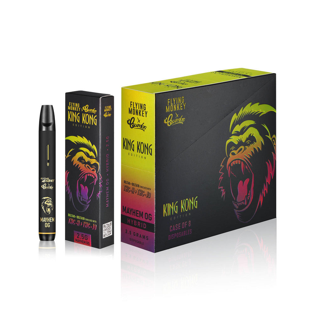 FLYING MONKEY x CRUMBS - KING KONG THC-H+THC-JD DISPOSABLE 2.5G - 8CT ...