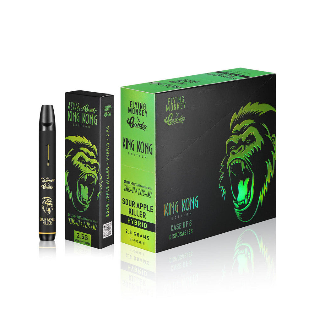 FLYING MONKEY x CRUMBS - KING KONG THC-H+THC-JD DISPOSABLE 2.5G - 8CT DISPLAY