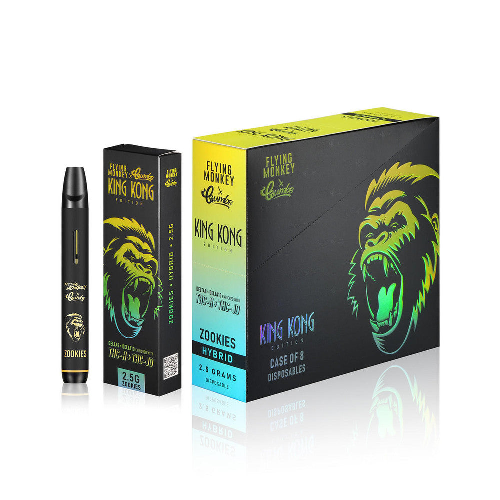 FLYING MONKEY x CRUMBS - KING KONG THC-H+THC-JD DISPOSABLE 2.5G - 8CT DISPLAY