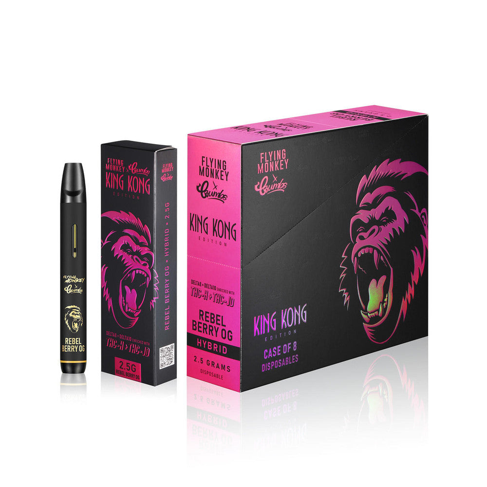 FLYING MONKEY x CRUMBS - KING KONG THC-H+THC-JD DISPOSABLE 2.5G - 8CT DISPLAY