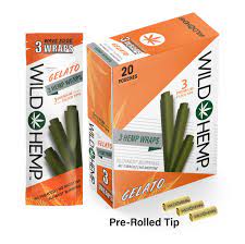 Wild Hemp Hemp Wraps - 20CT Display