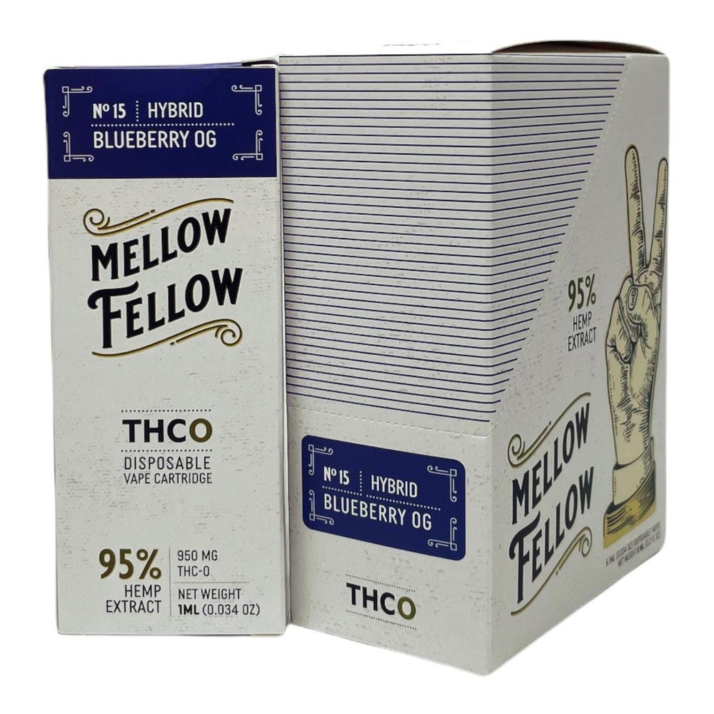 MELLOW FELLOW 1ML THC-O DISPOSABLE VAPE 950MG - DISPLAY OF 6CT