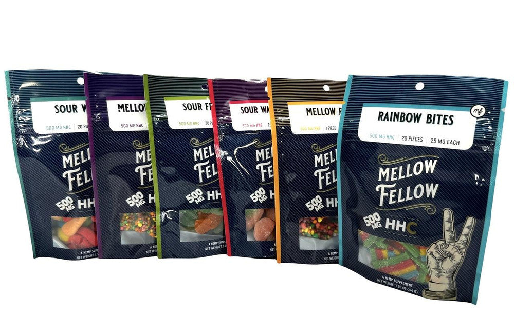 MELLOW FELLOW 500MG HHC GUMMIES - 20CT