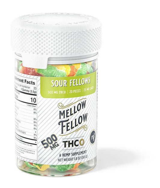 MELLOW FELLOW 500MG THC-O GUMMIES - 20CT BAG