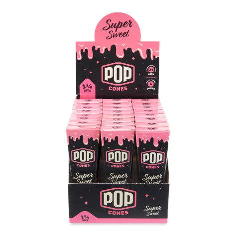 Pop - 1 ¼ Flavored Cone - 24CT Display