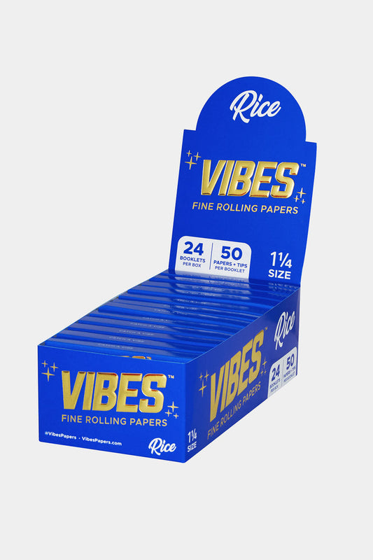 Vibes - Rice 1 ¼ Paper + Tips - 24CT Display